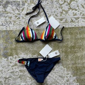 Tory Burch 2 pc bikini. New with tags. Xs